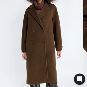 Aritzia Babaton The Slouch coat in medium brown🤎